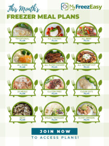 freezer meal plans