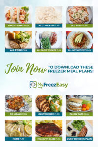 freezer meal plans