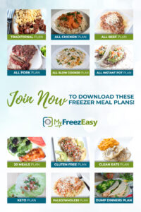 freezer meal plans