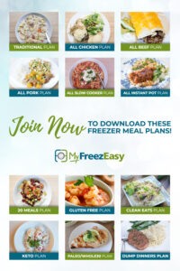 freezer meal plans
