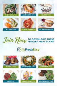 freezer meal plans