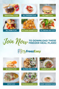 make ahead freezer meals