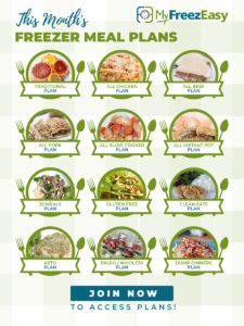 freezer meal plans
