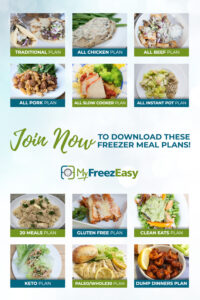 freezer meal plans