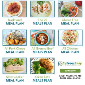 MyFreezEasy Freezer Meal Plans