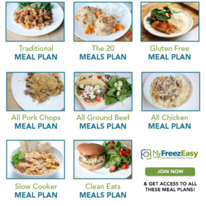 October MyFreezEasy Meal Plans