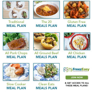 September MyFreezEasy Meal Plans