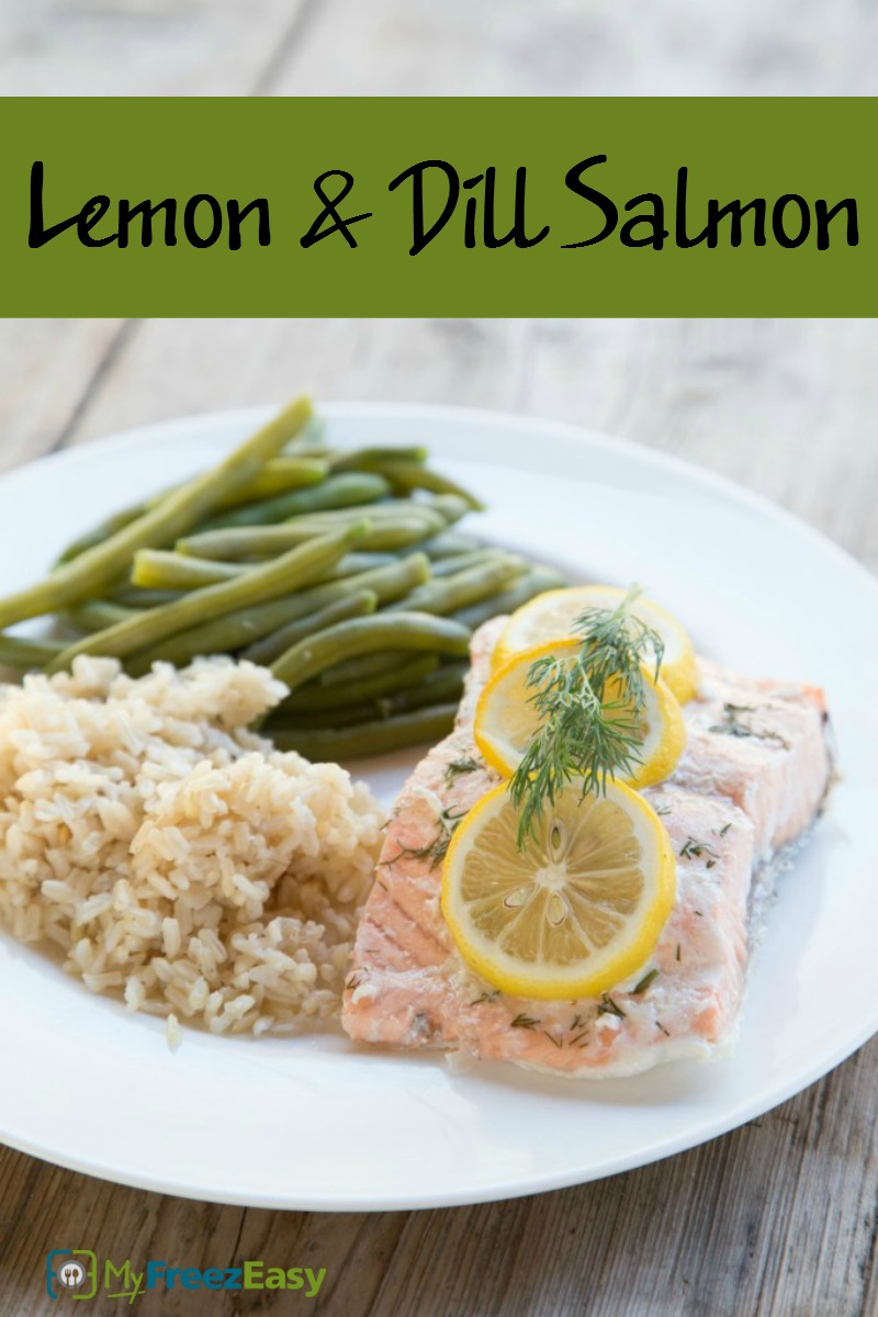 Instant Pot Lemon & Dill Salmon - MyFreezEasy