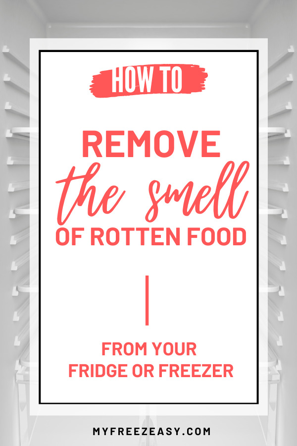 how to remove smell of rotten food
