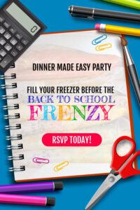 back to school meal plan