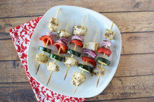 garlic chicken kebabs