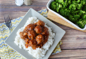 slow cooker bbq meatballs