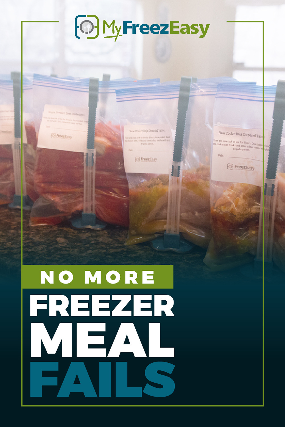 Book & Labels Kit for 5-Ingredient Freezer Meals - Erin Chase Store