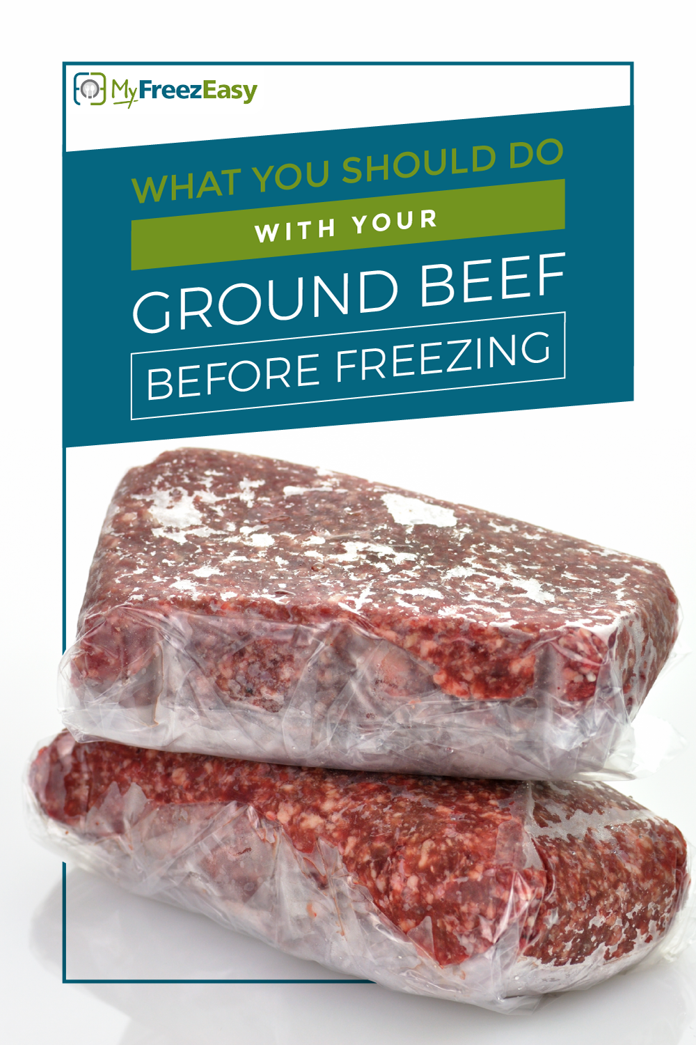 how to freeze ground beef