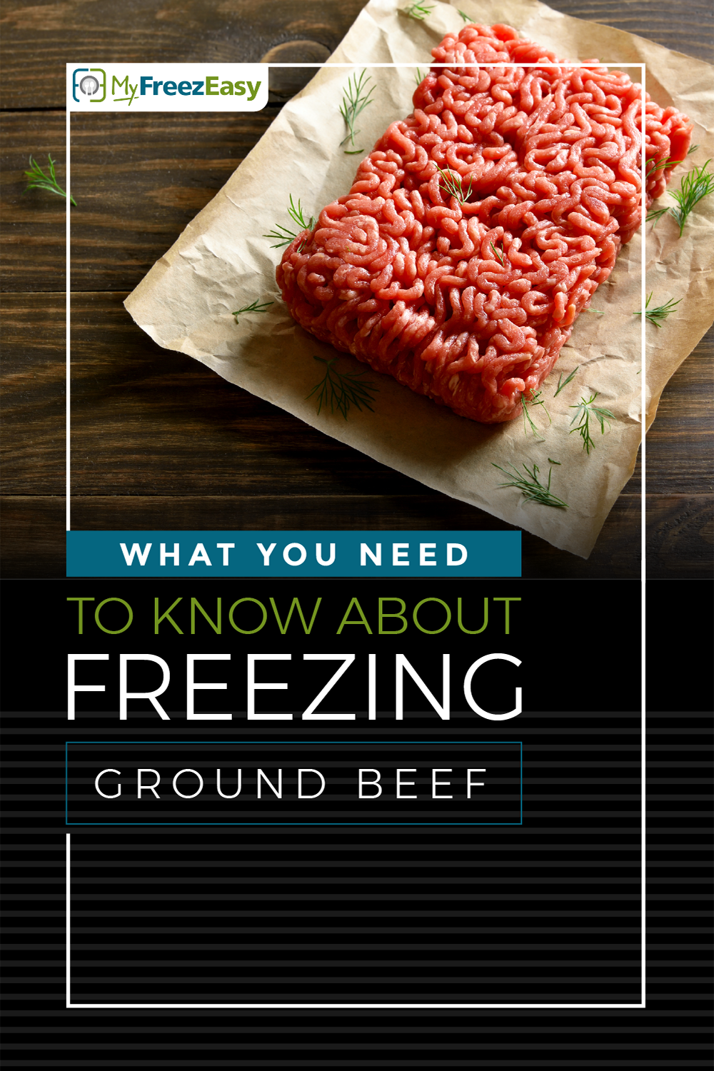 how to freeze ground beef