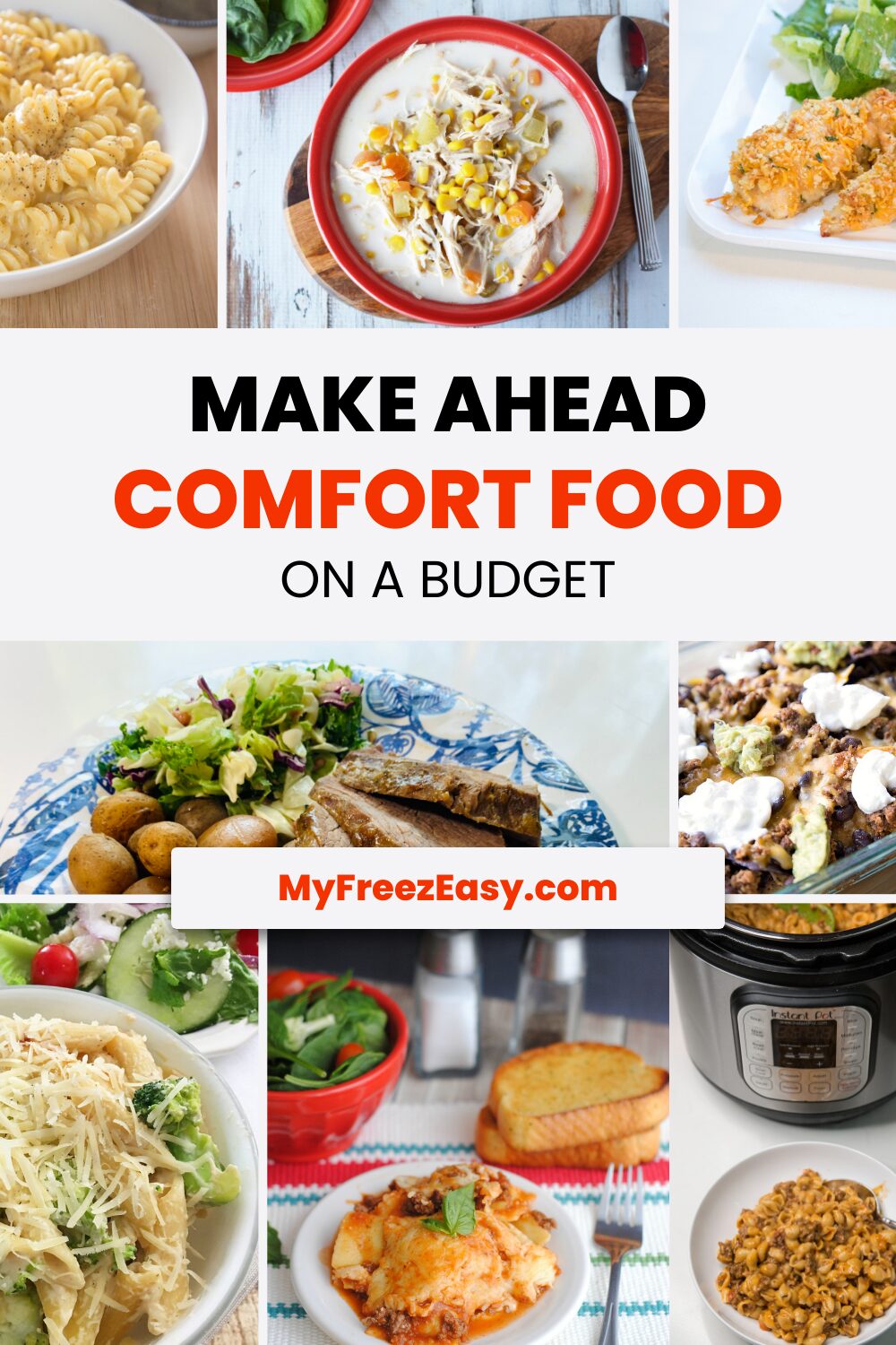 make ahead comfort food