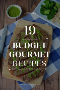 Budget Gourmet Recipes | MyFreezEasy Meal Plans & recipes